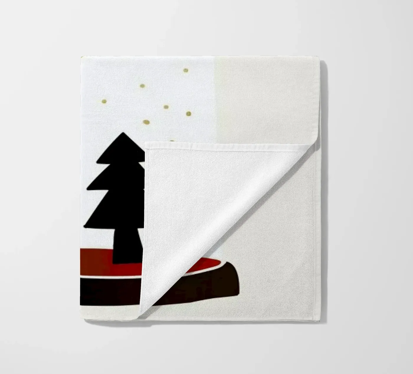 Dancing Snowflakes strandhanddoek van Kubistika