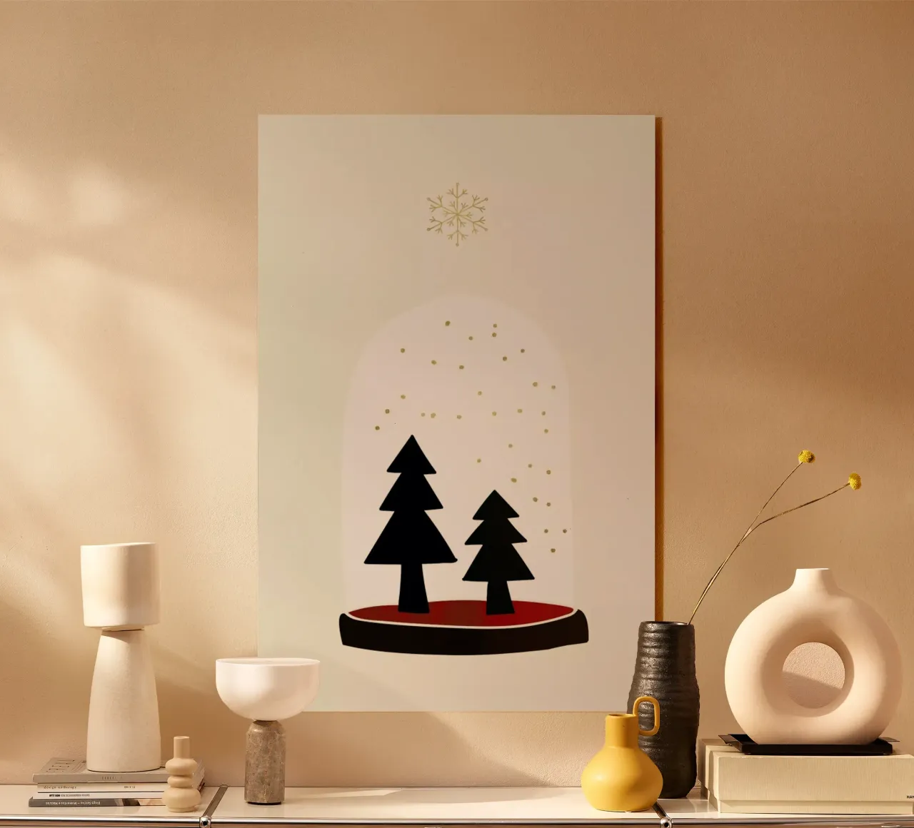 Dancing Snowflakes acrylic glass by Kubistika