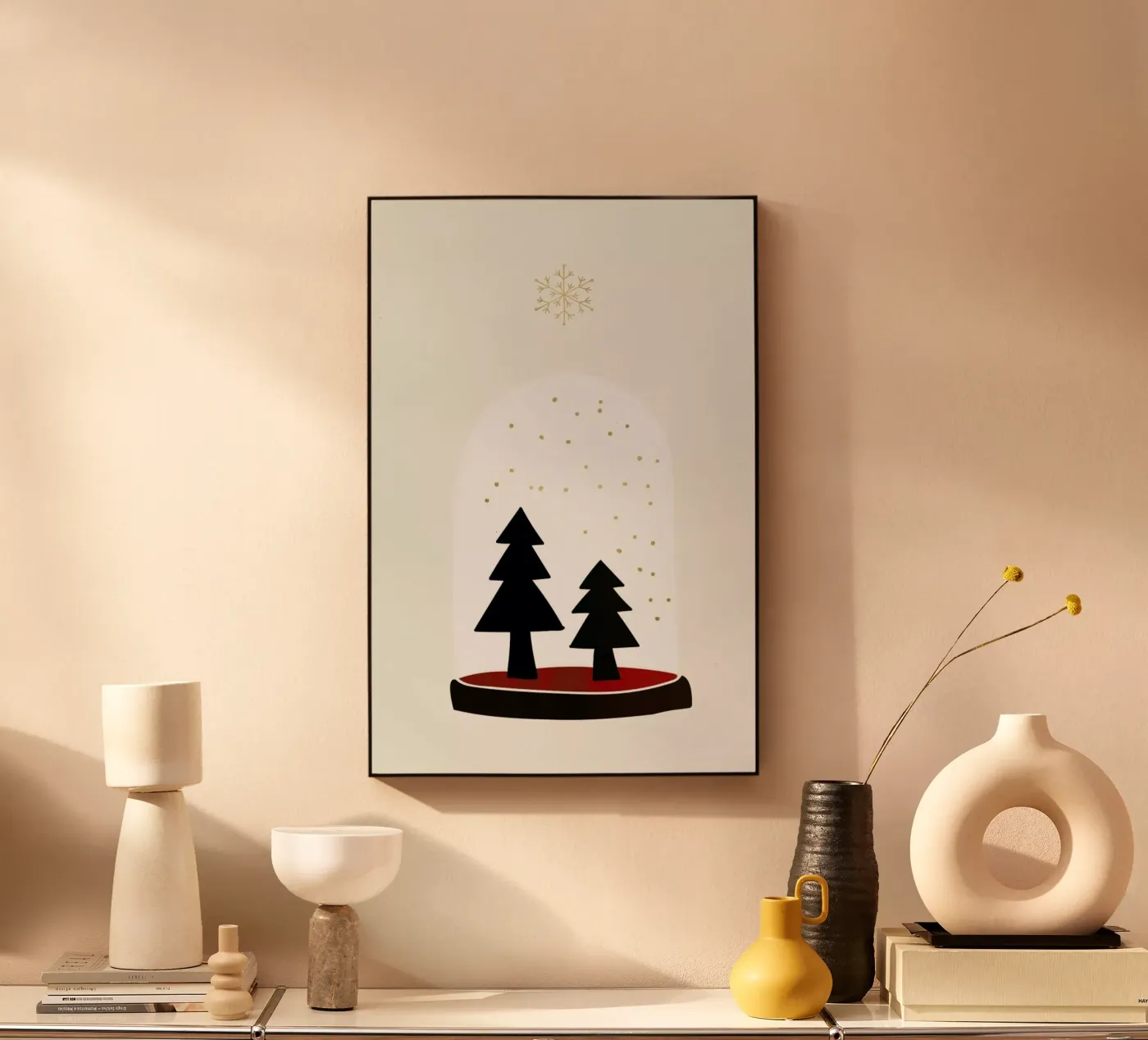 Dancing Snowflakes pannello forex da Kubistika