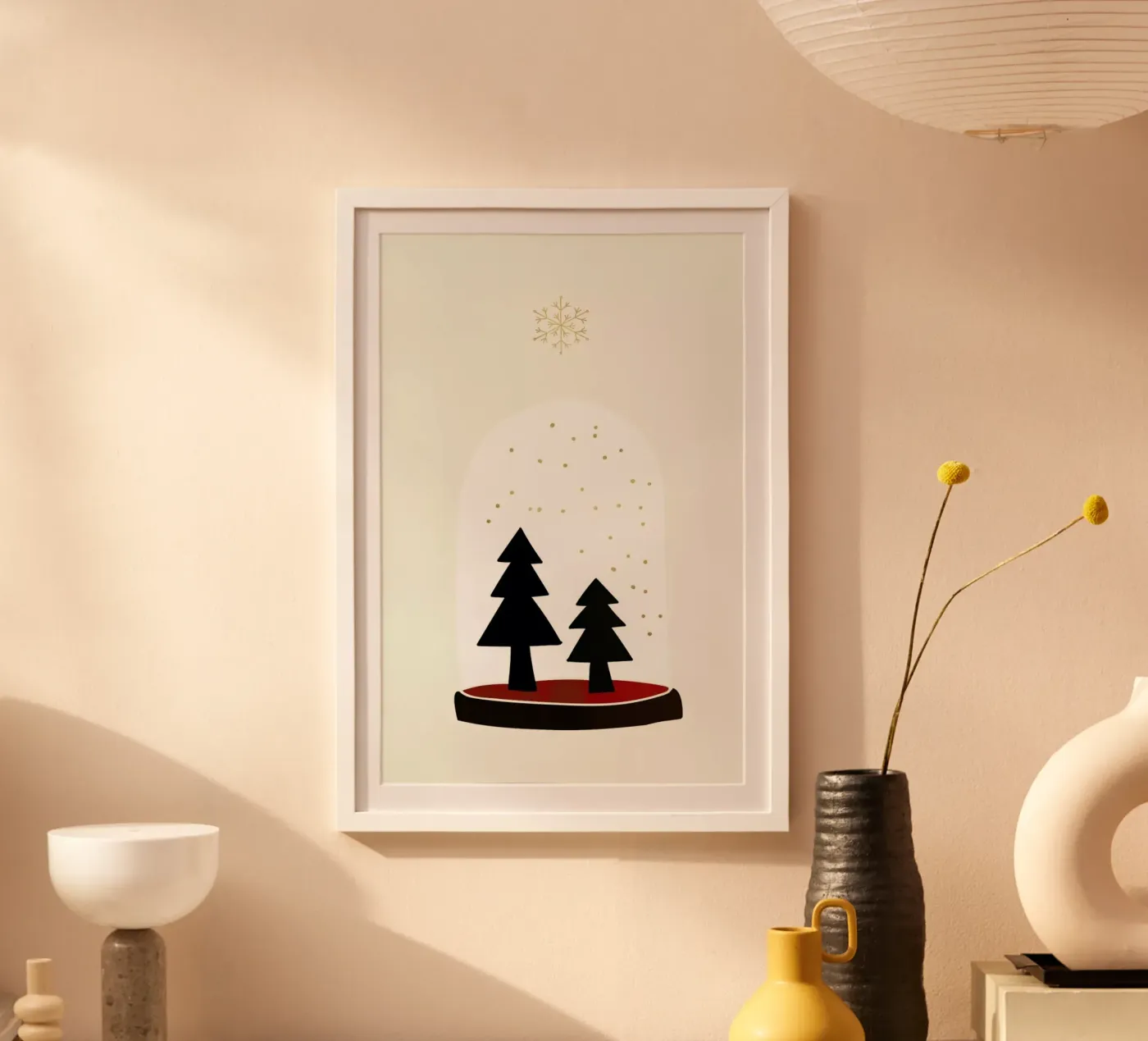 Dancing Snowflakes poster da Kubistika