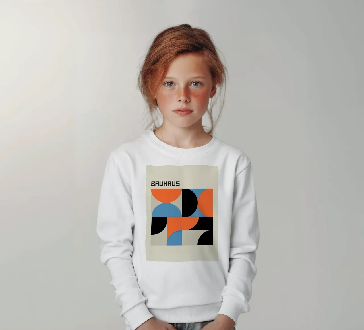 Design geometrico Bauhaus 1919 felpa bambino da Jam Poster