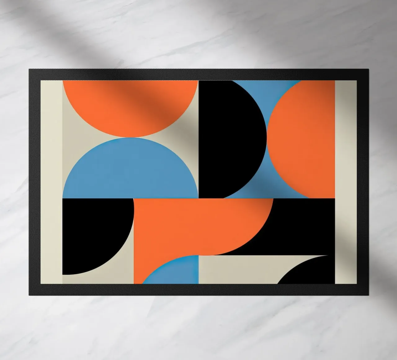 Bauhaus Geometric Design 1919 doormat by Jam Poster