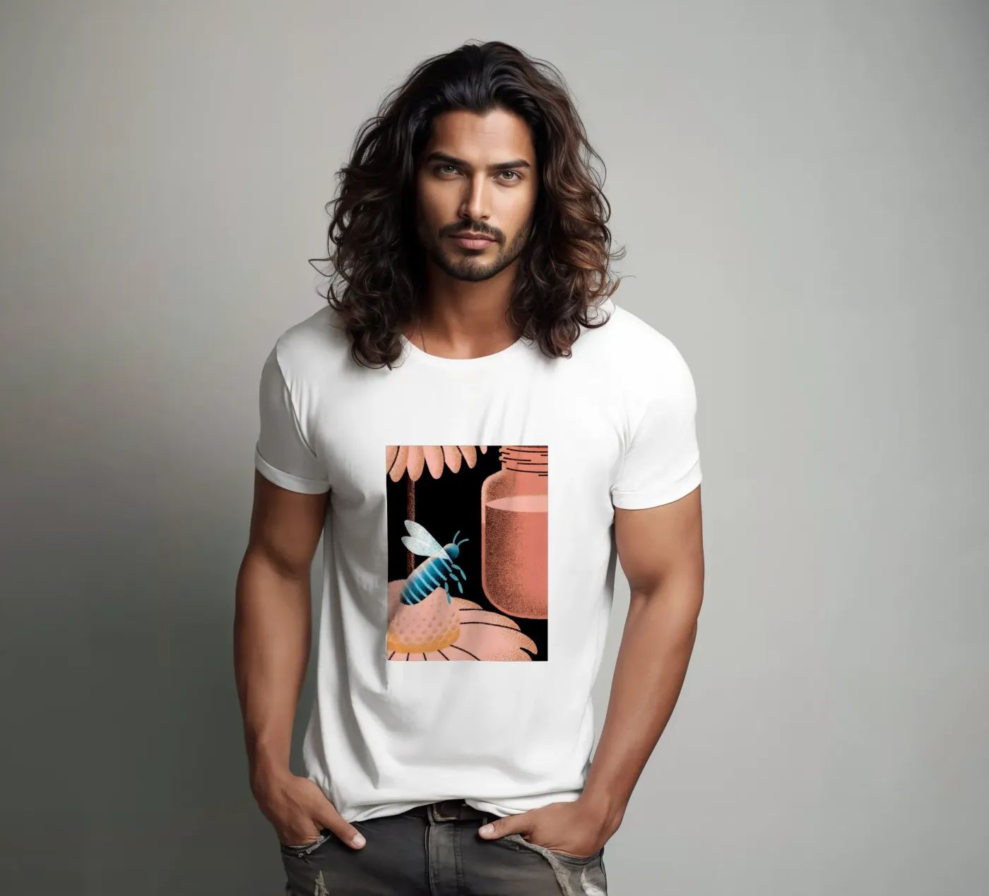 Miele e api t-shirt da SOUL SHOP