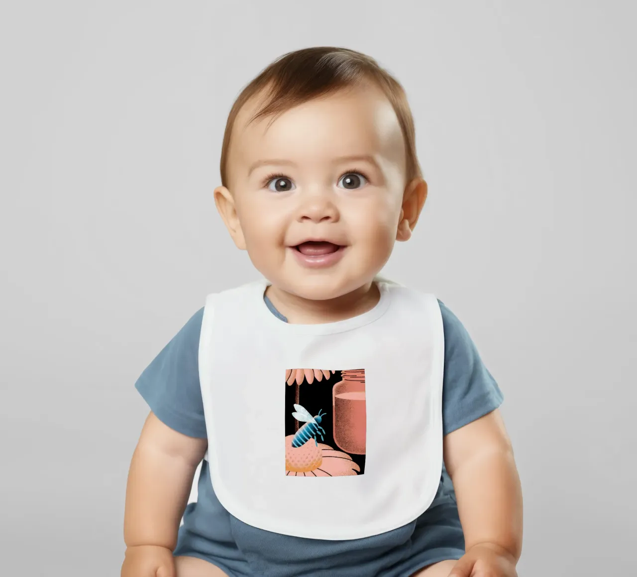 Miele e api bavaglino da SOUL SHOP