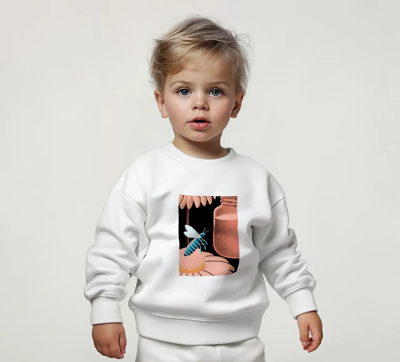 Miele e api felpa neonato da SOUL SHOP