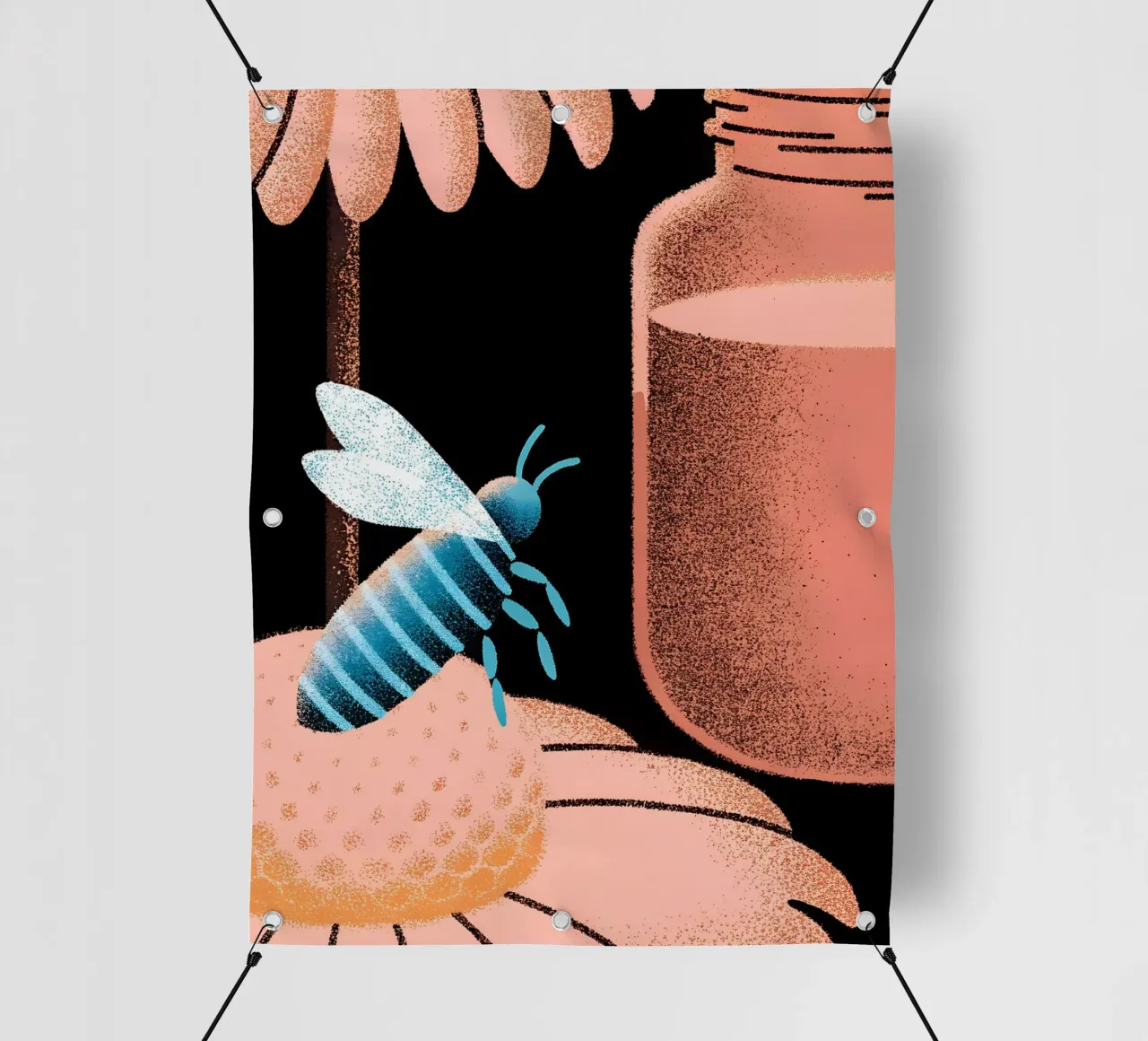 Miele e api telo in pvc da SOUL SHOP