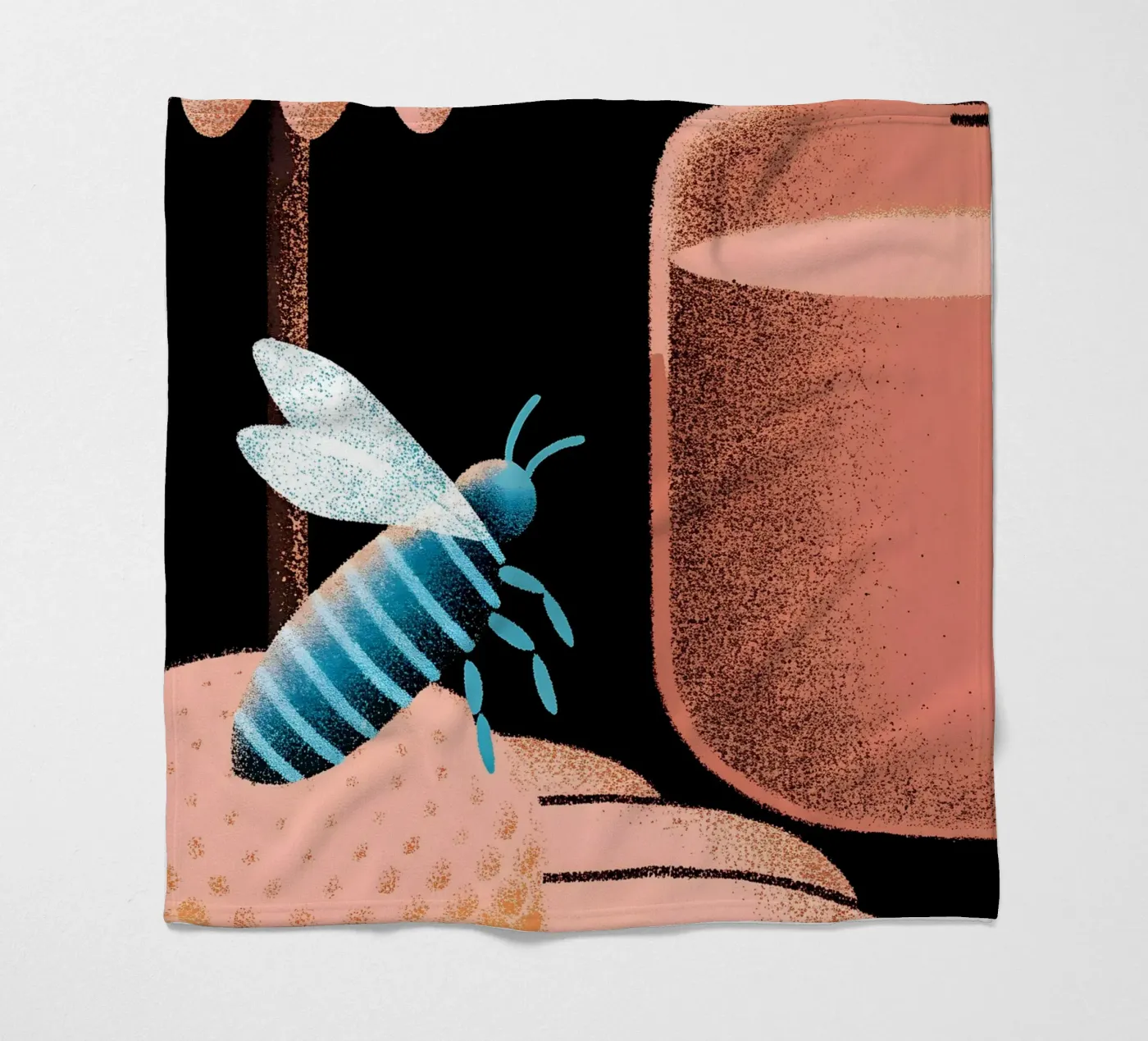 Honey and Bees coperta in pile da SOUL SHOP