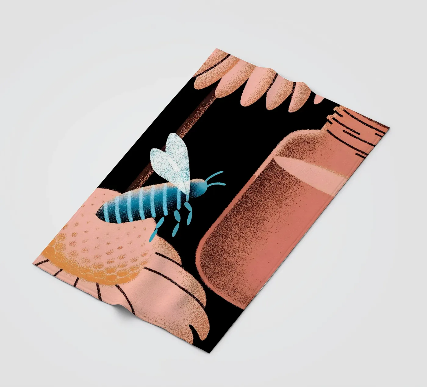 Honey and Bees coperta in pile da SOUL SHOP