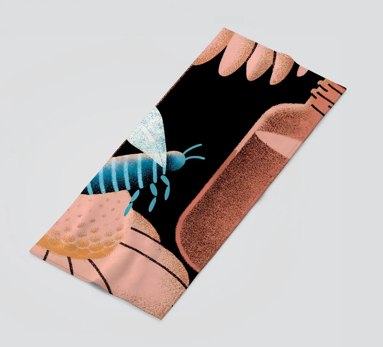 Honing en bijen strandhanddoek van SOUL SHOP