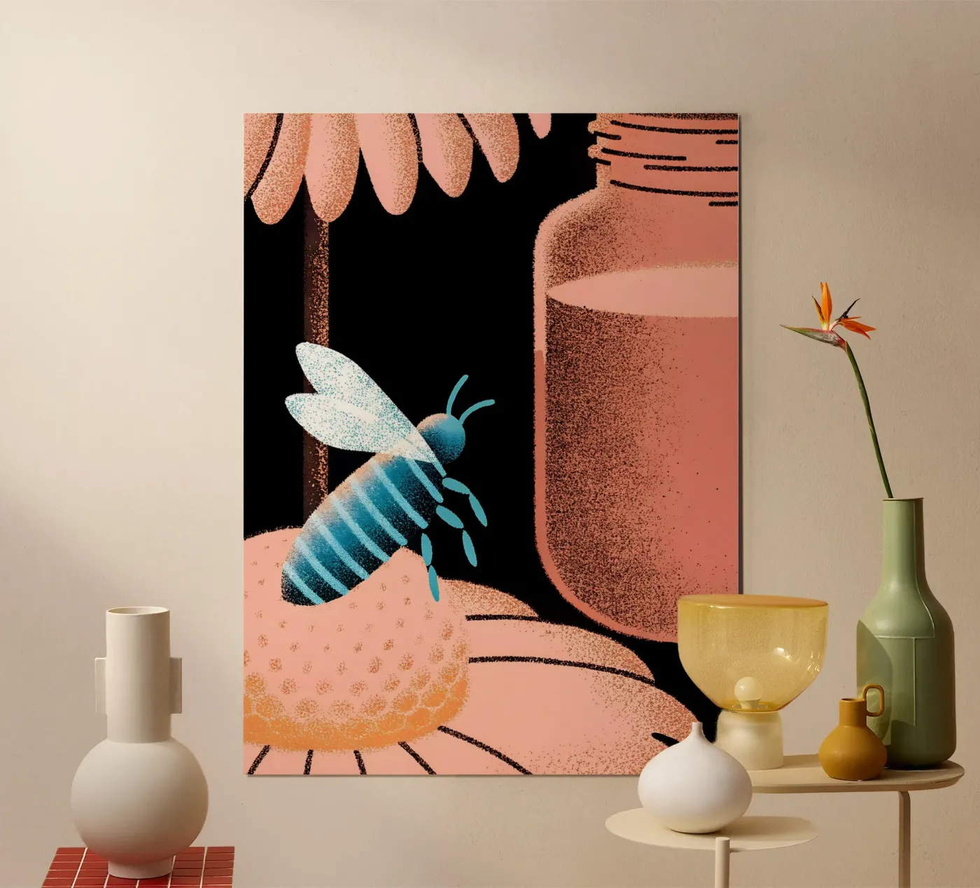 Honig und Bienen Poster von SOUL SHOP