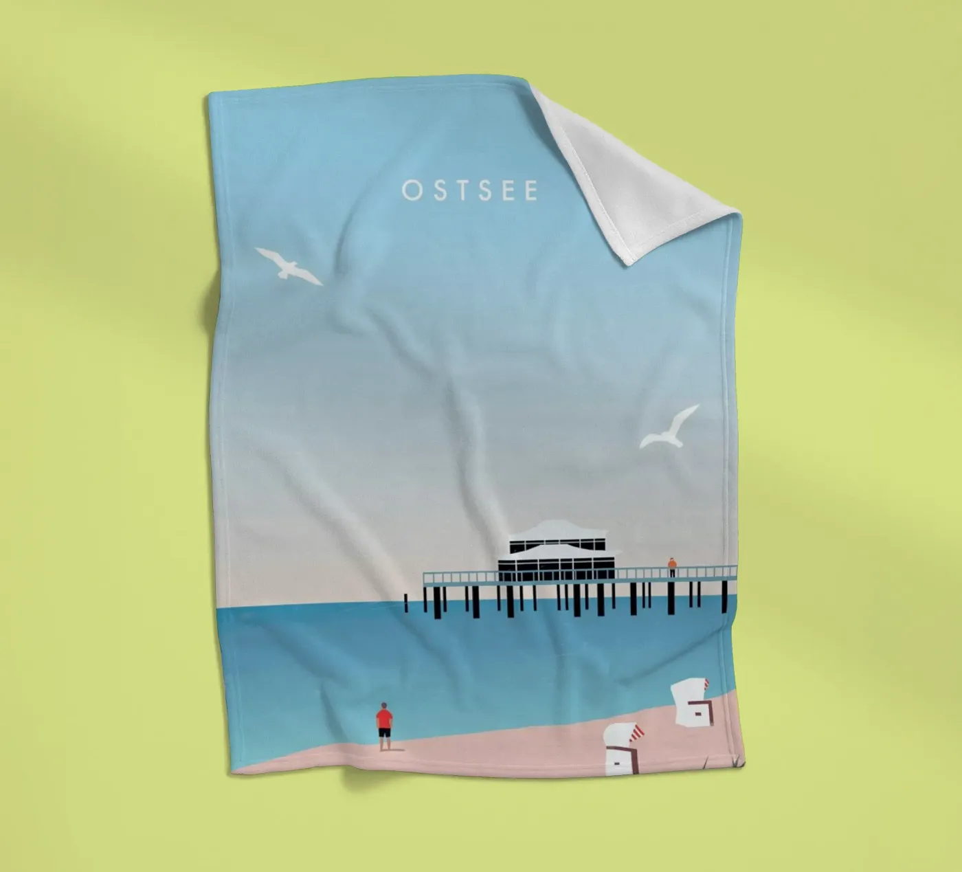 Ostsee fleecedeken van Katinka Reinke