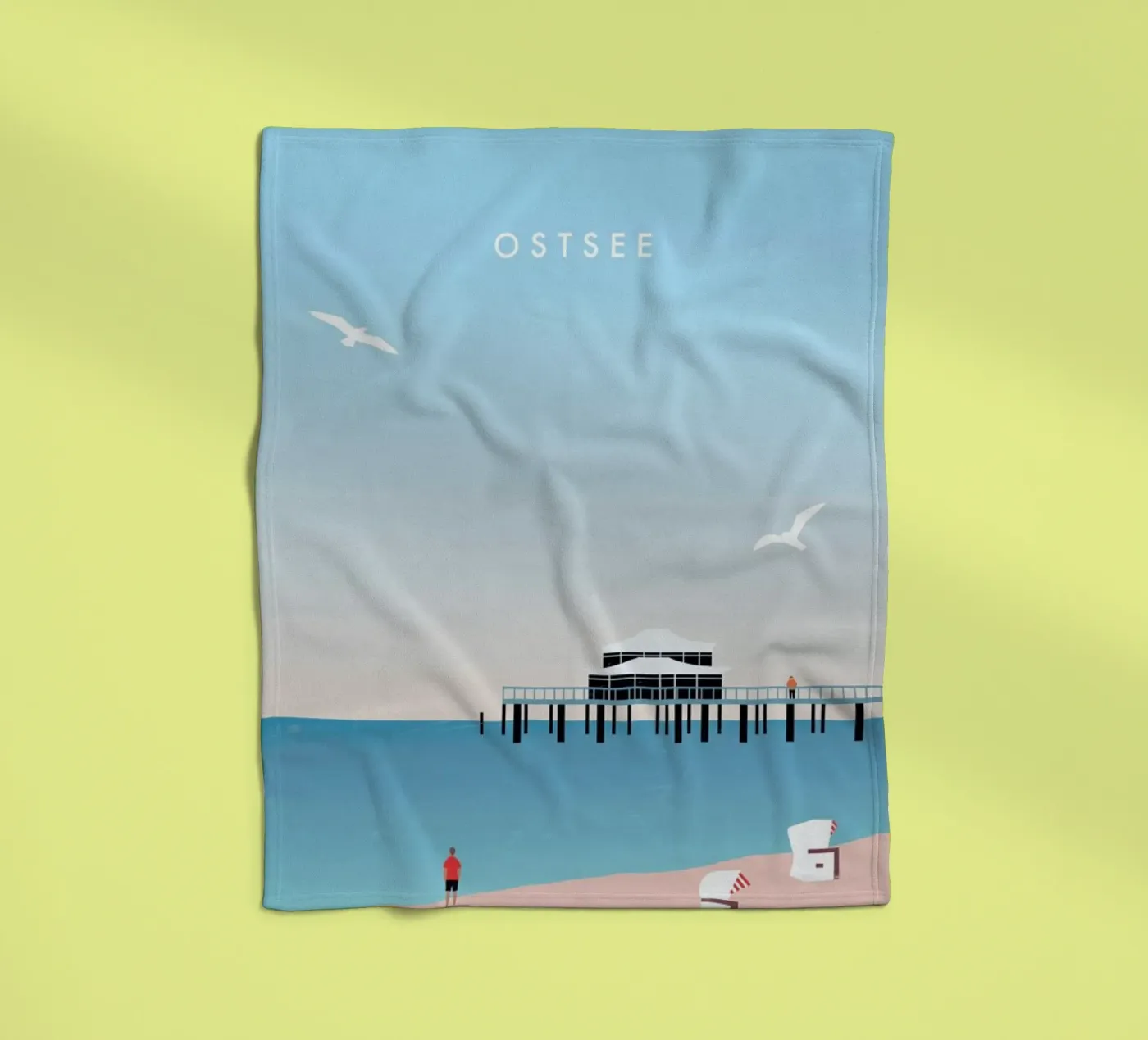 Ostsee fleecedeken van Katinka Reinke