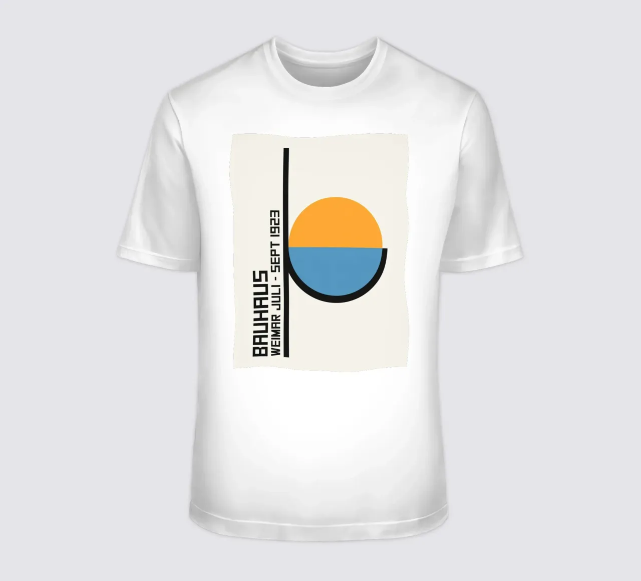 Bauhaus Weimar Design geometrico 1919 t-shirt da Jam Poster