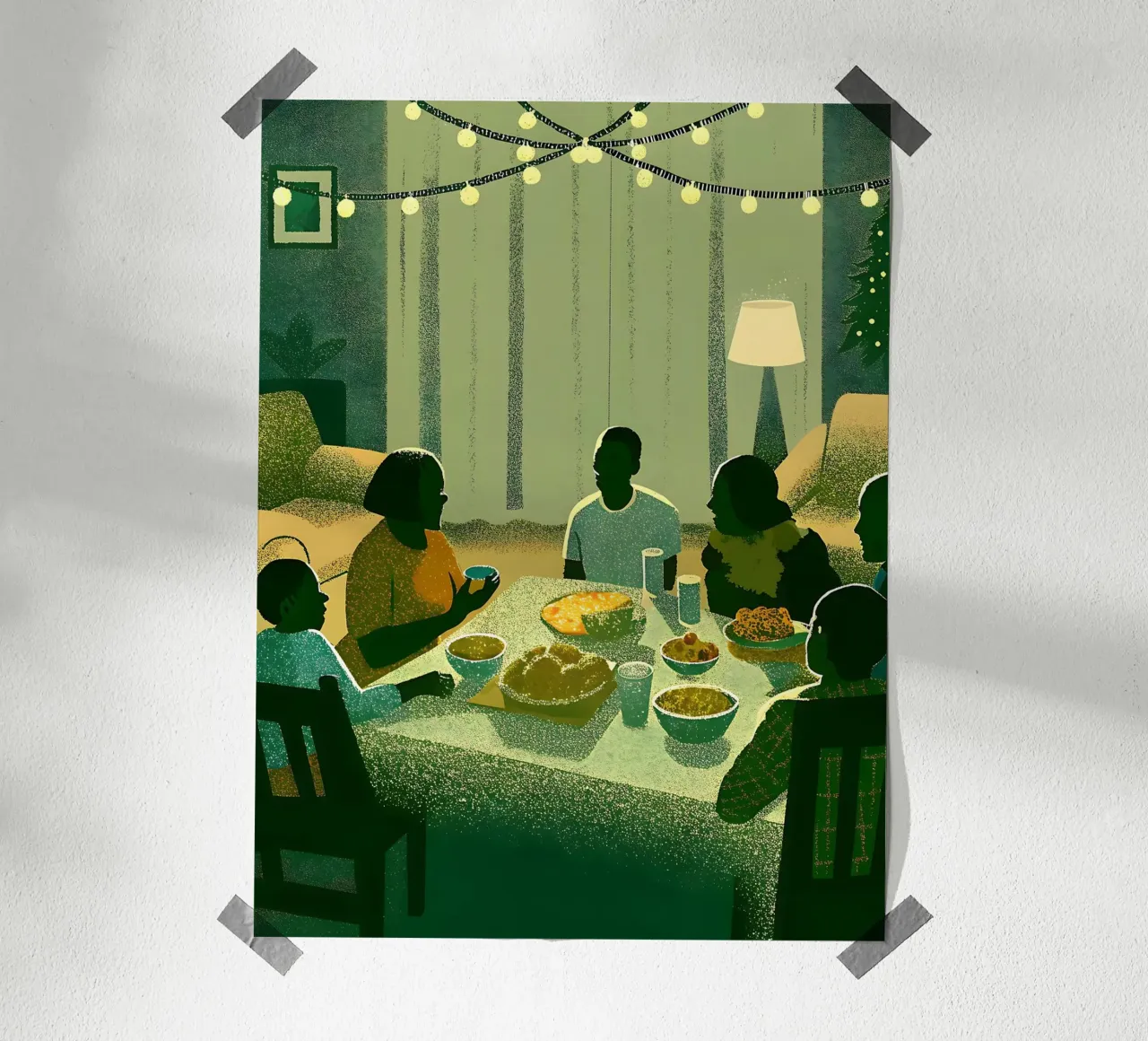 Familienmahlzeit Poster von SOUL SHOP