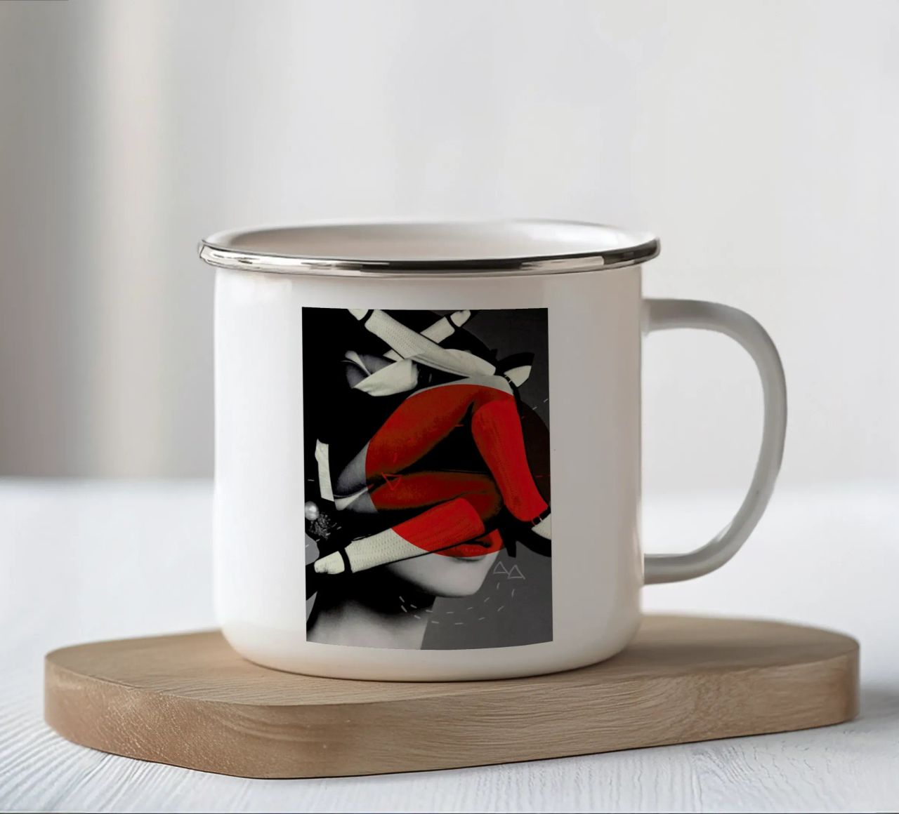 Worum es sich dreht 2 tazza in smalto da Marko Köppe