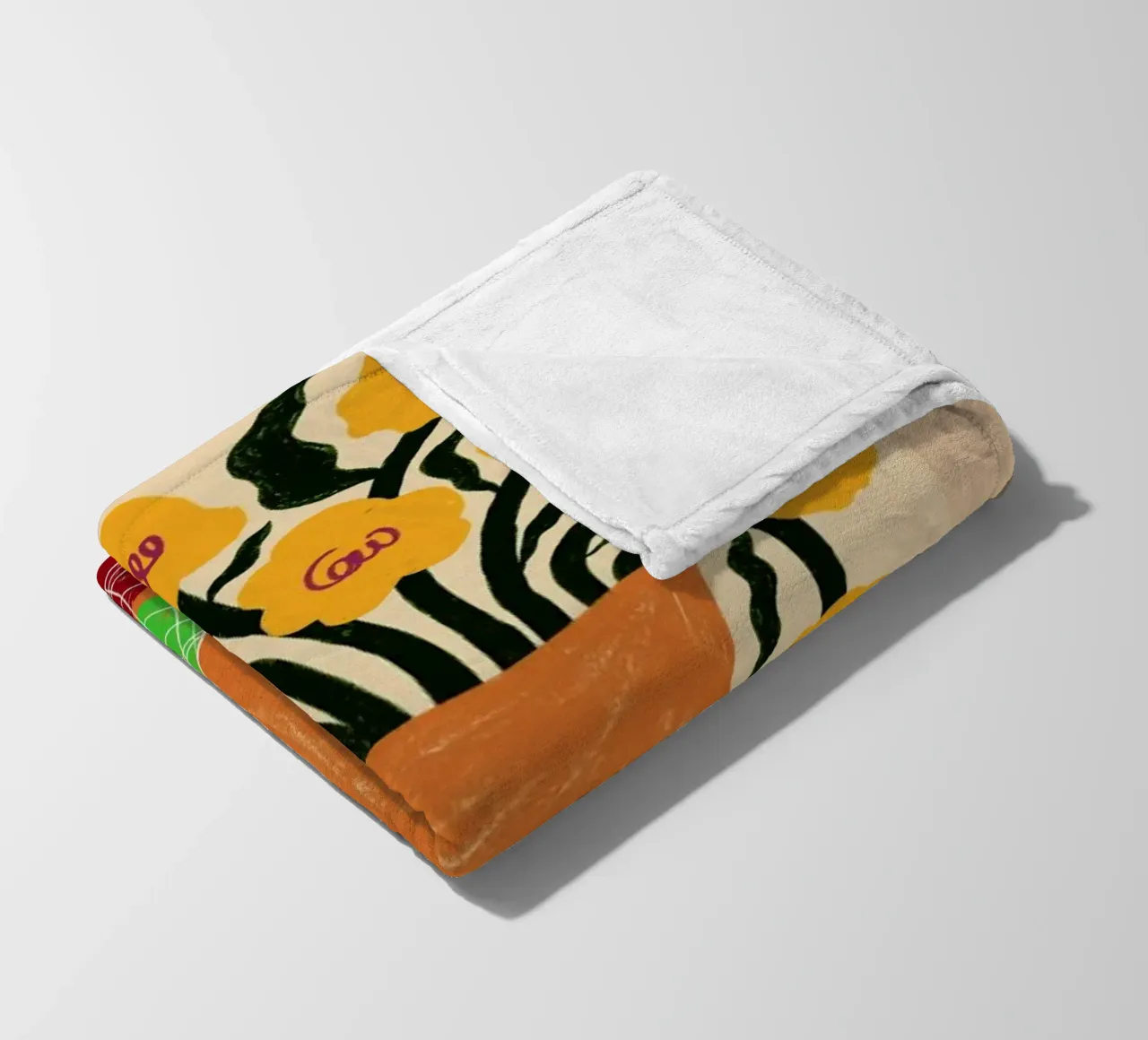 Flowers & Fruits II coperta in pile da Pure