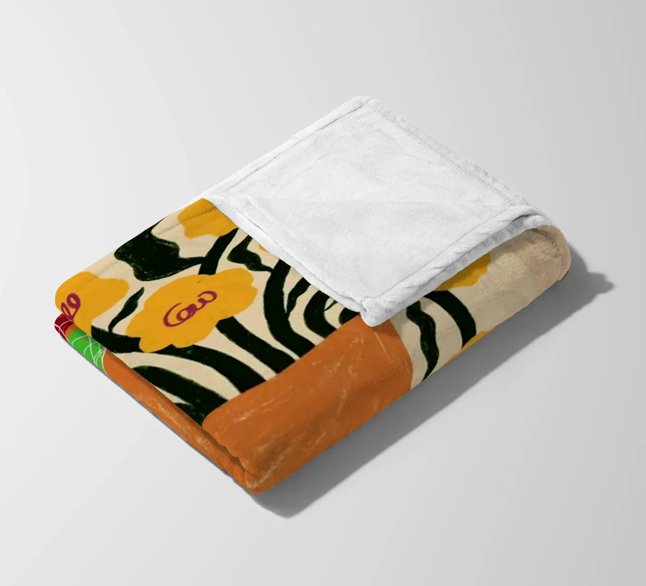Flowers & Fruits II coperta in pile da Pure
