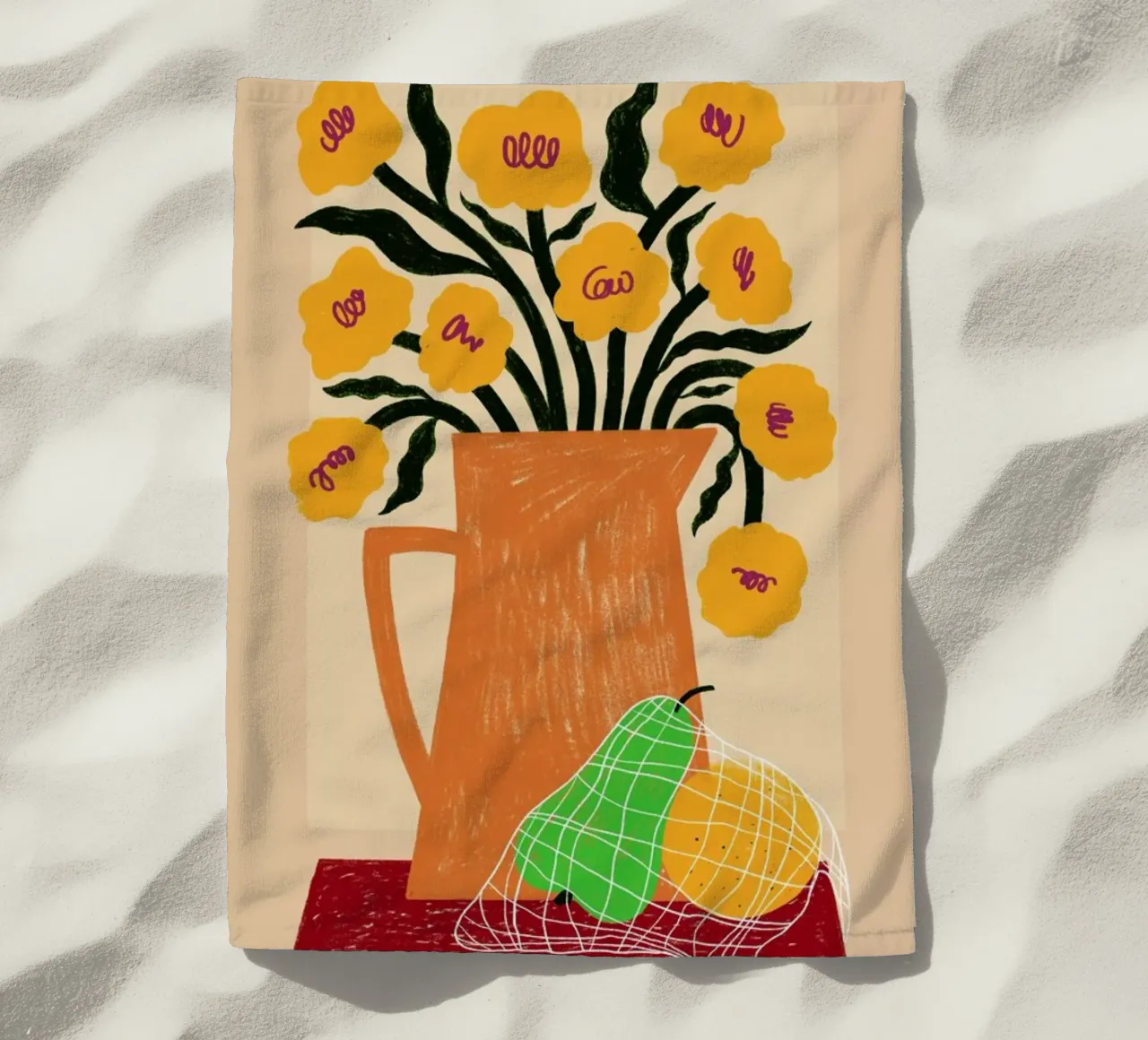 Flowers & Fruits II telo mare da Pure