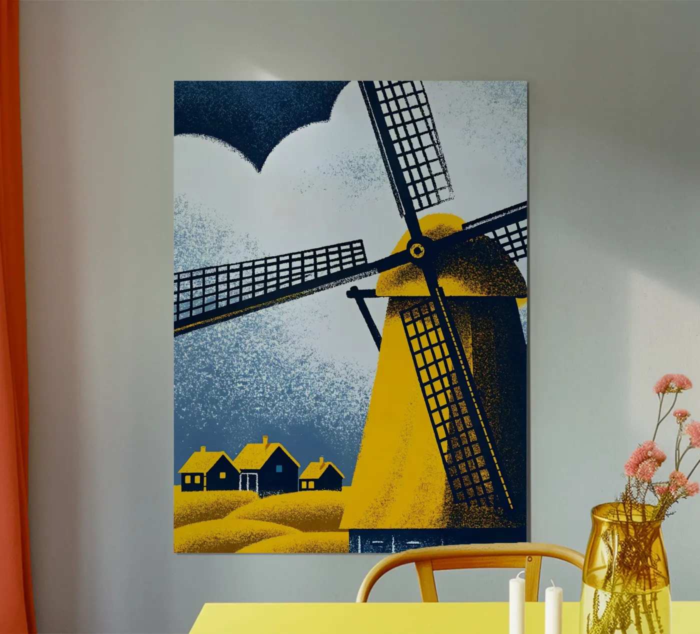 Dutch Windmill poster by SOUL SHOP