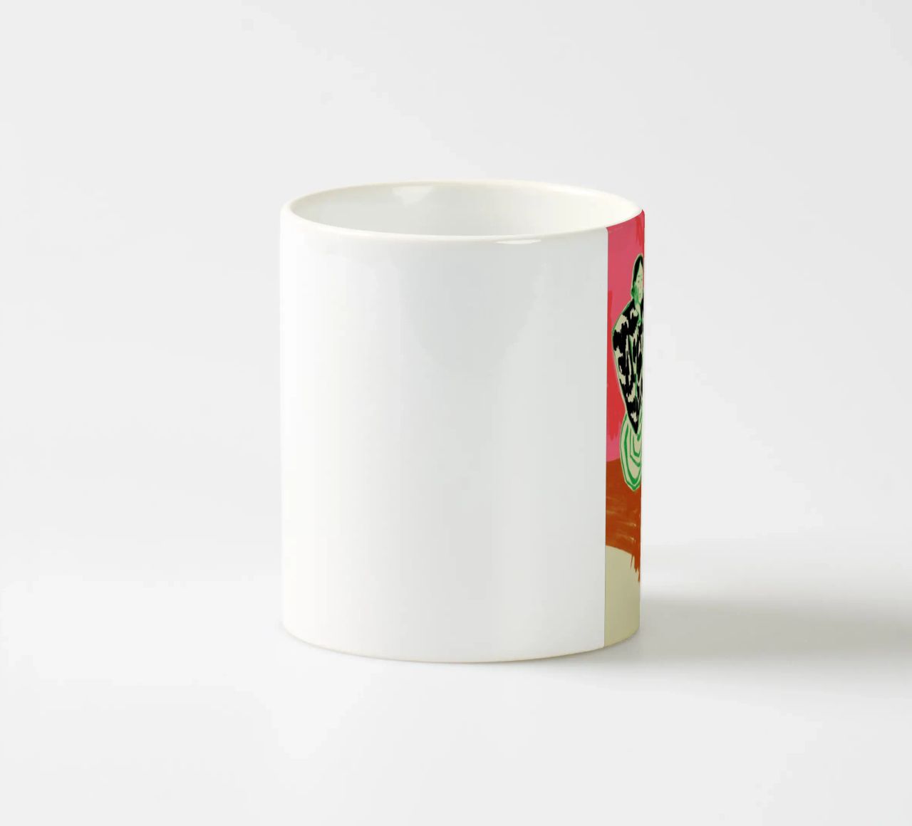 Calm Woman Portrait Keramik Tasse von Sandra Poliakov