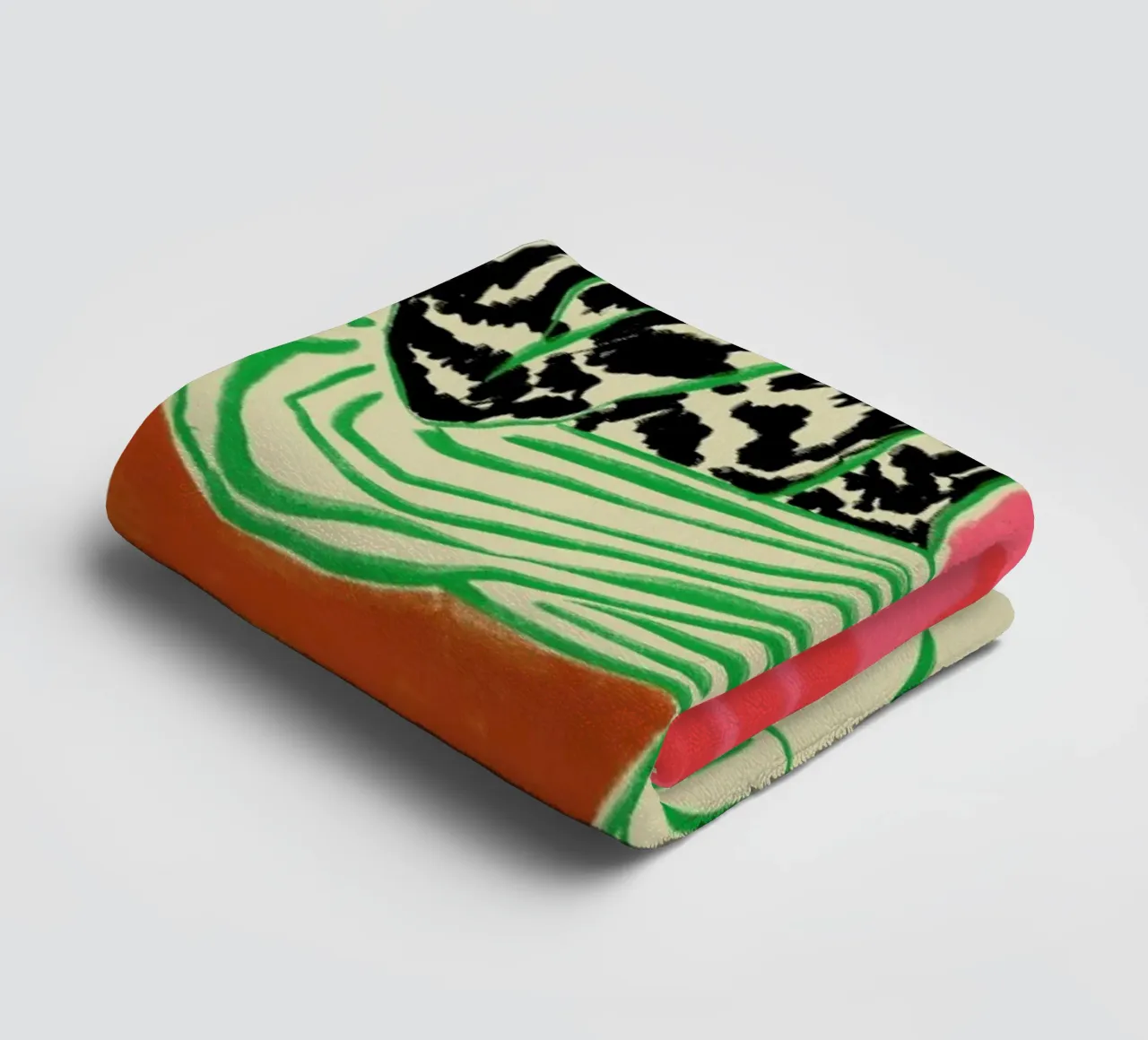 Calm Woman Portrait serviette de bain de Sandra Poliakov