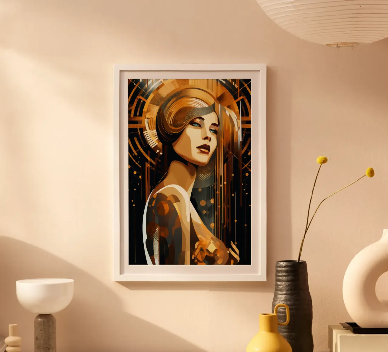 Art Deco Frau Hahnemühle von Artful Muse