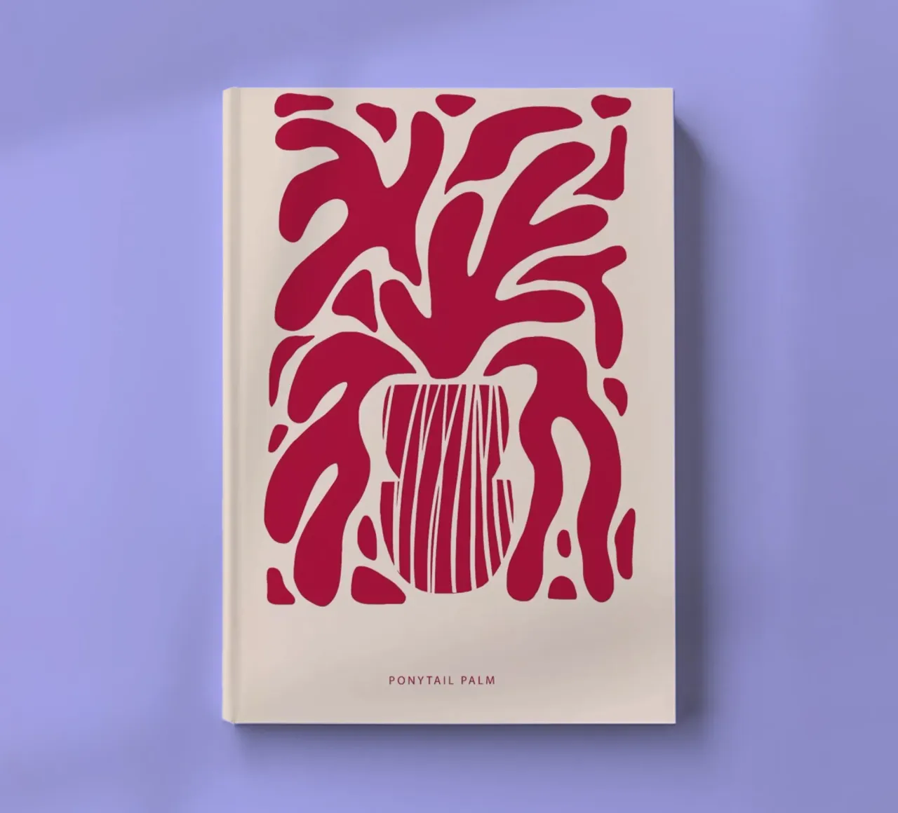 Ponytail Palm Viva Magenta notebook by Studio One