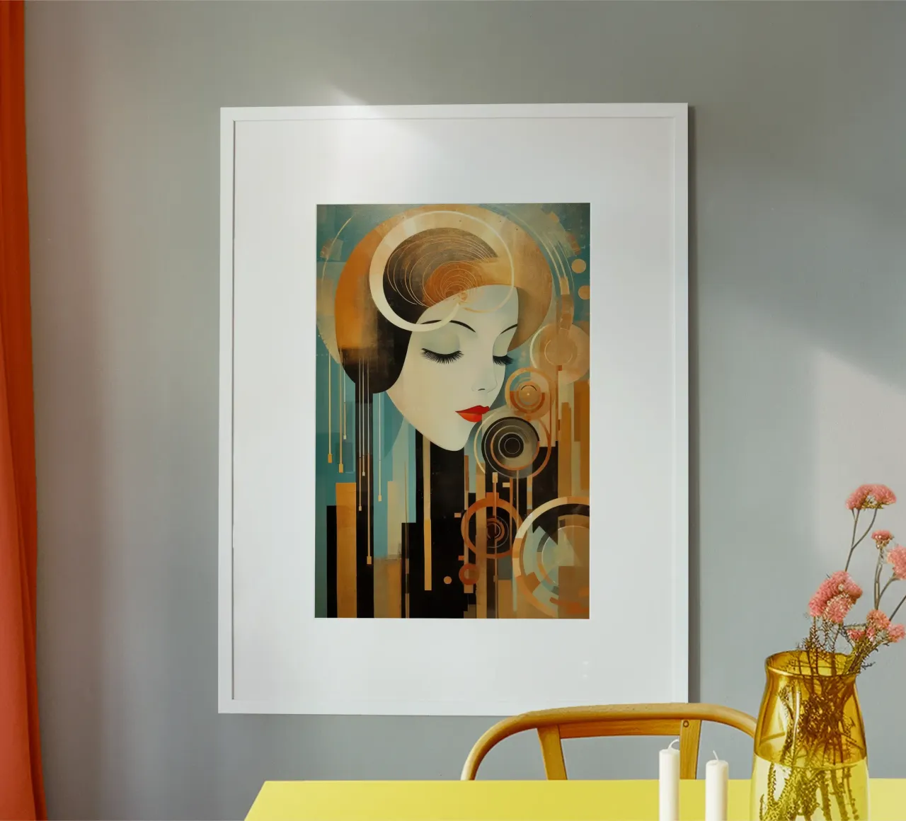 Femme Art Déco hahnemühle de Artful Muse