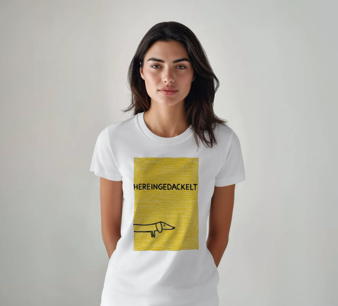 Come in / Hereingedackelt T-Shirt von Attaboy Dsgn