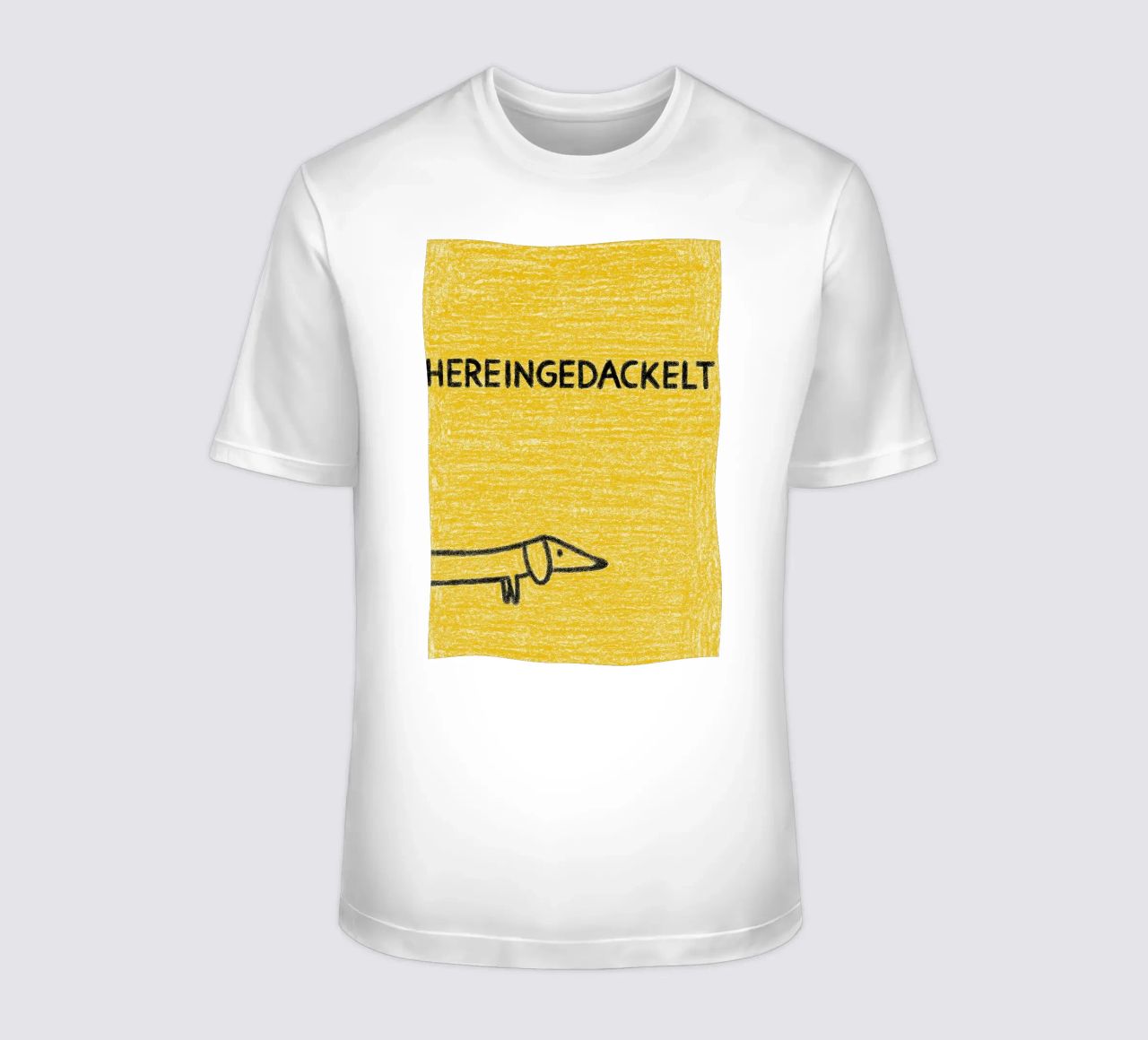 Come in / Hereingedackelt t-shirt da Attaboy Dsgn