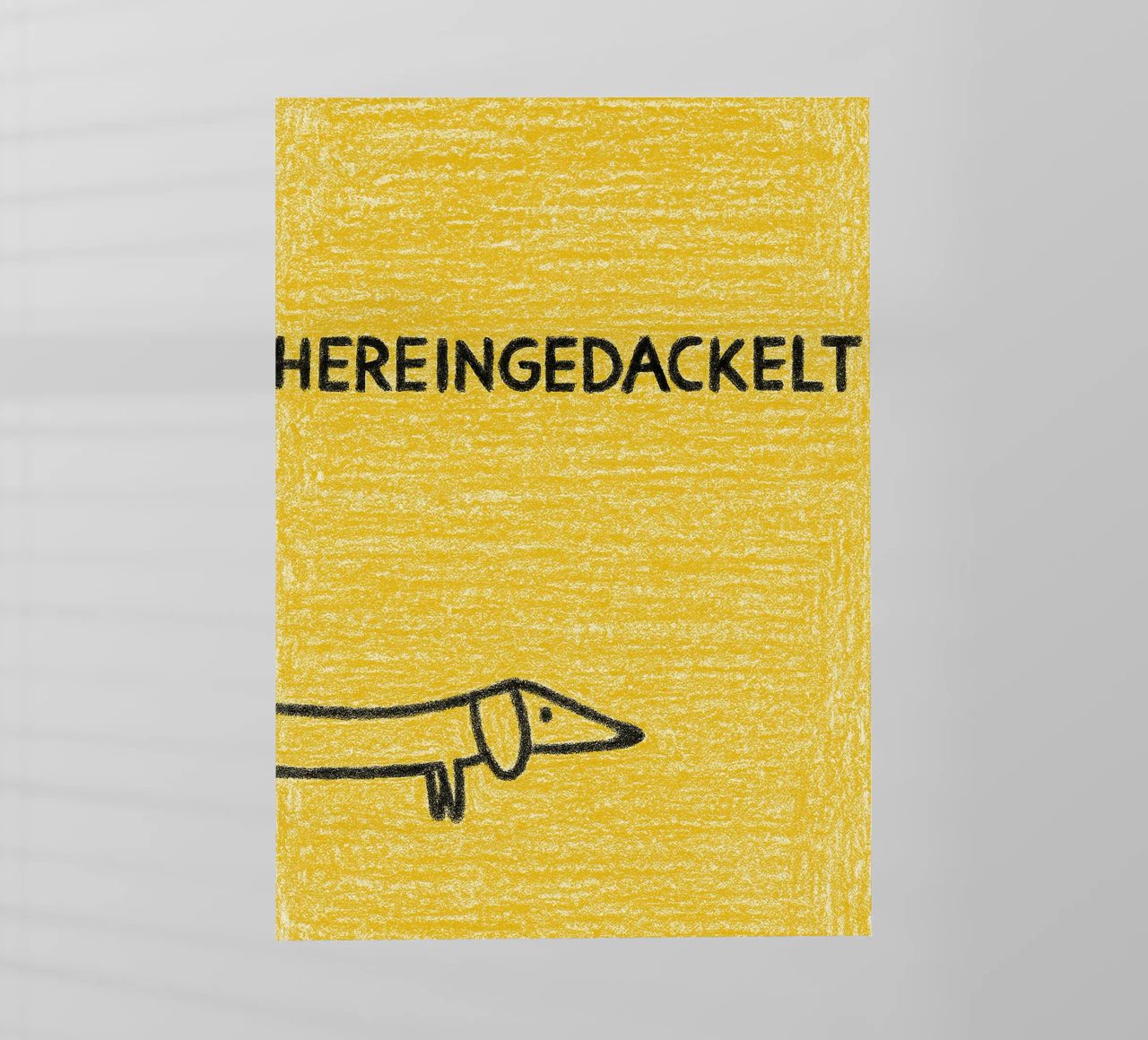 Come in / Hereingedackelt pellicola backlit da Attaboy Dsgn