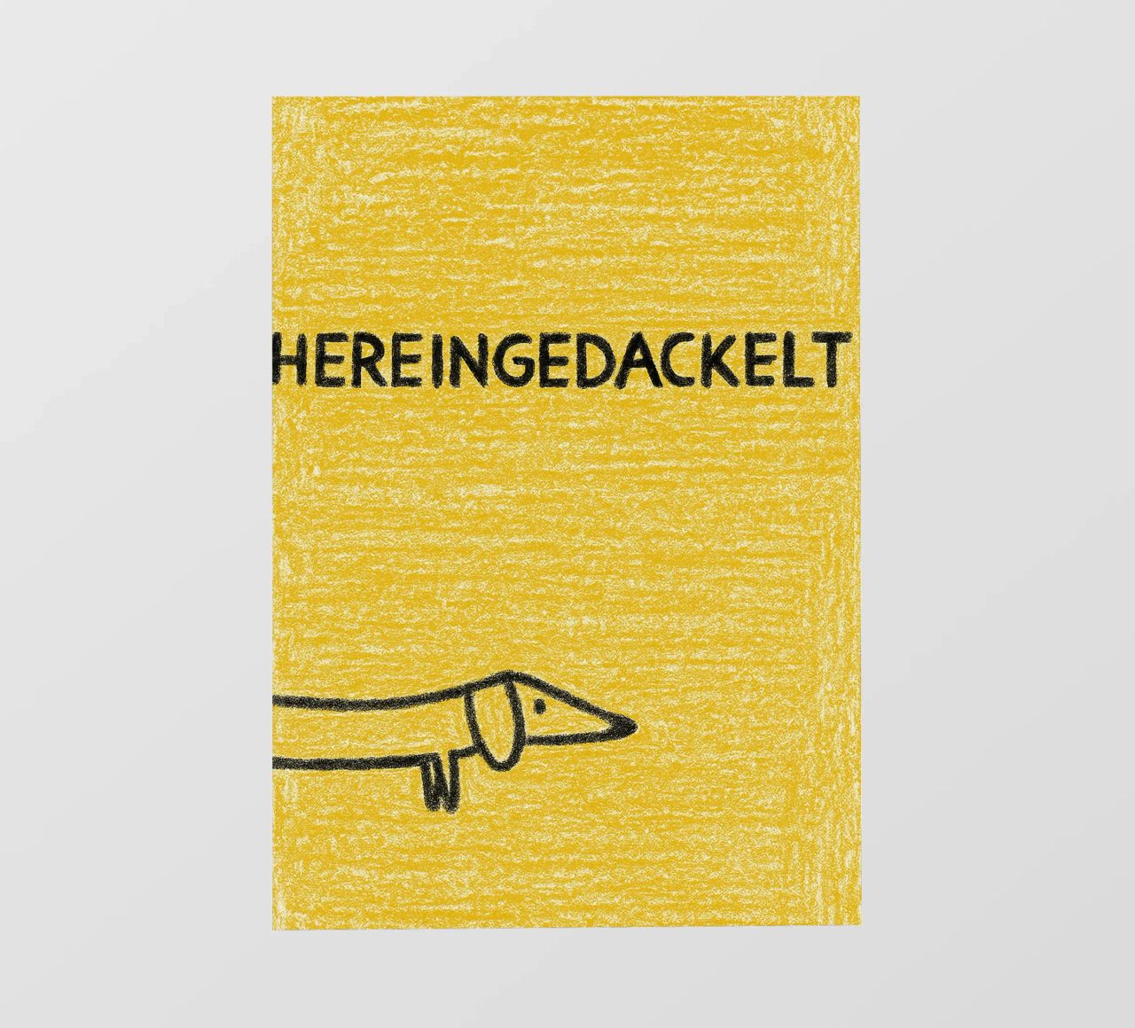 Come in / Hereingedackelt pellicola backlit da Attaboy Dsgn