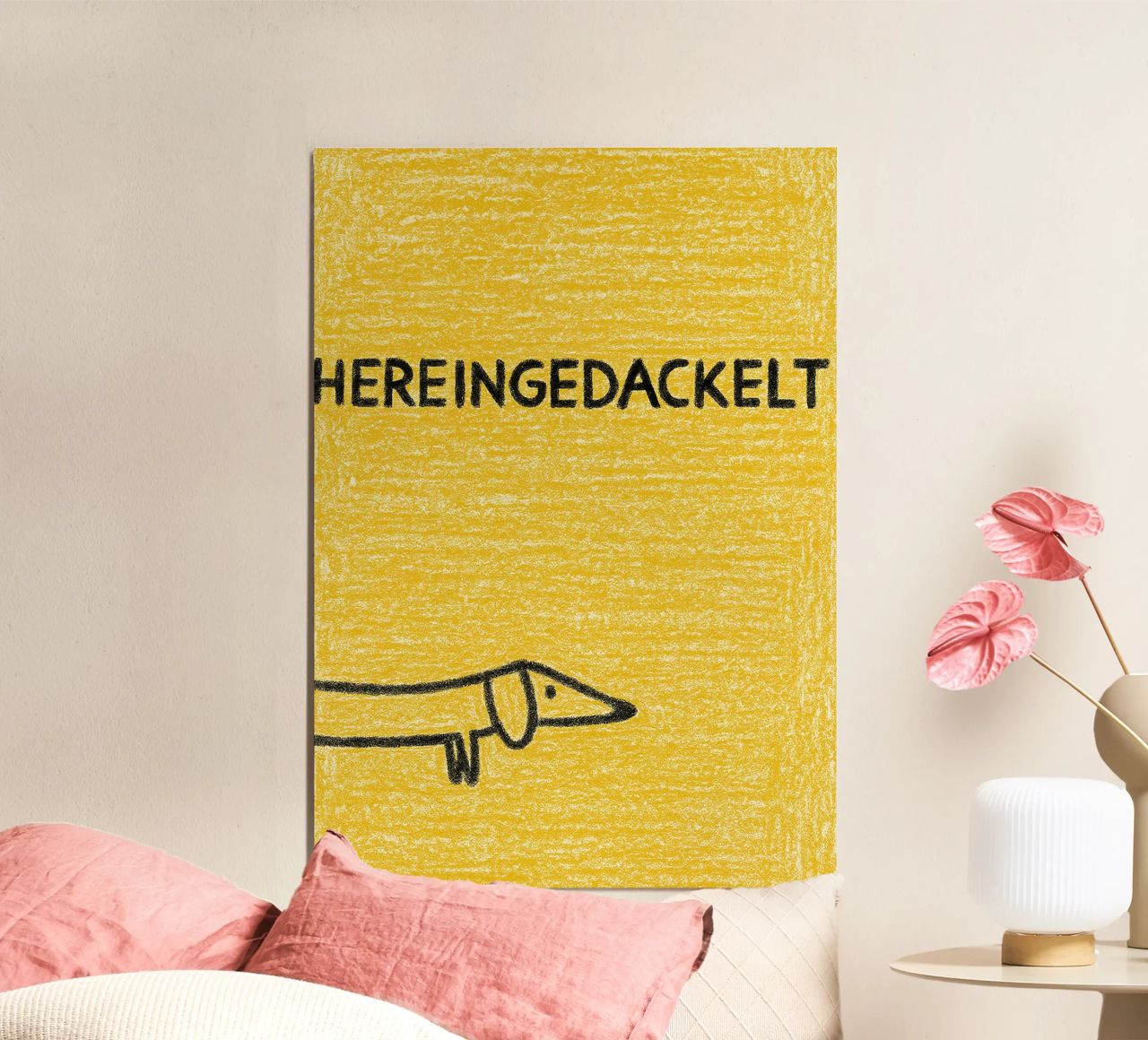 Come in / Hereingedackelt alluminio dibond da Attaboy Dsgn