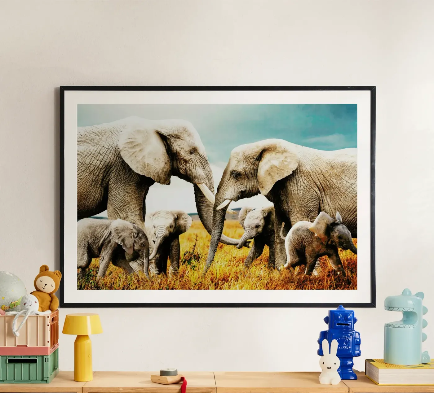 Elephant Family poster de Wouter Rikken