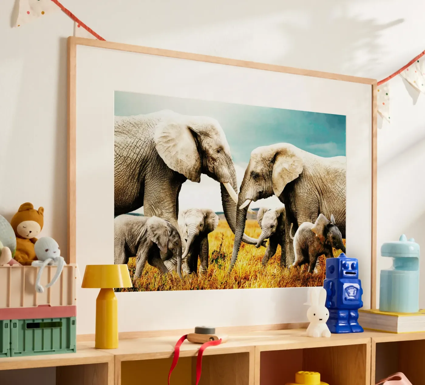 Elephant Family poster de Wouter Rikken