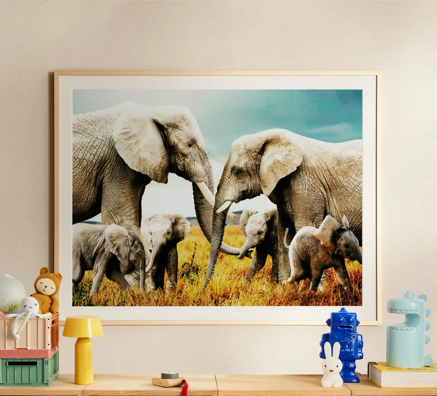 Elephant Family poster de Wouter Rikken