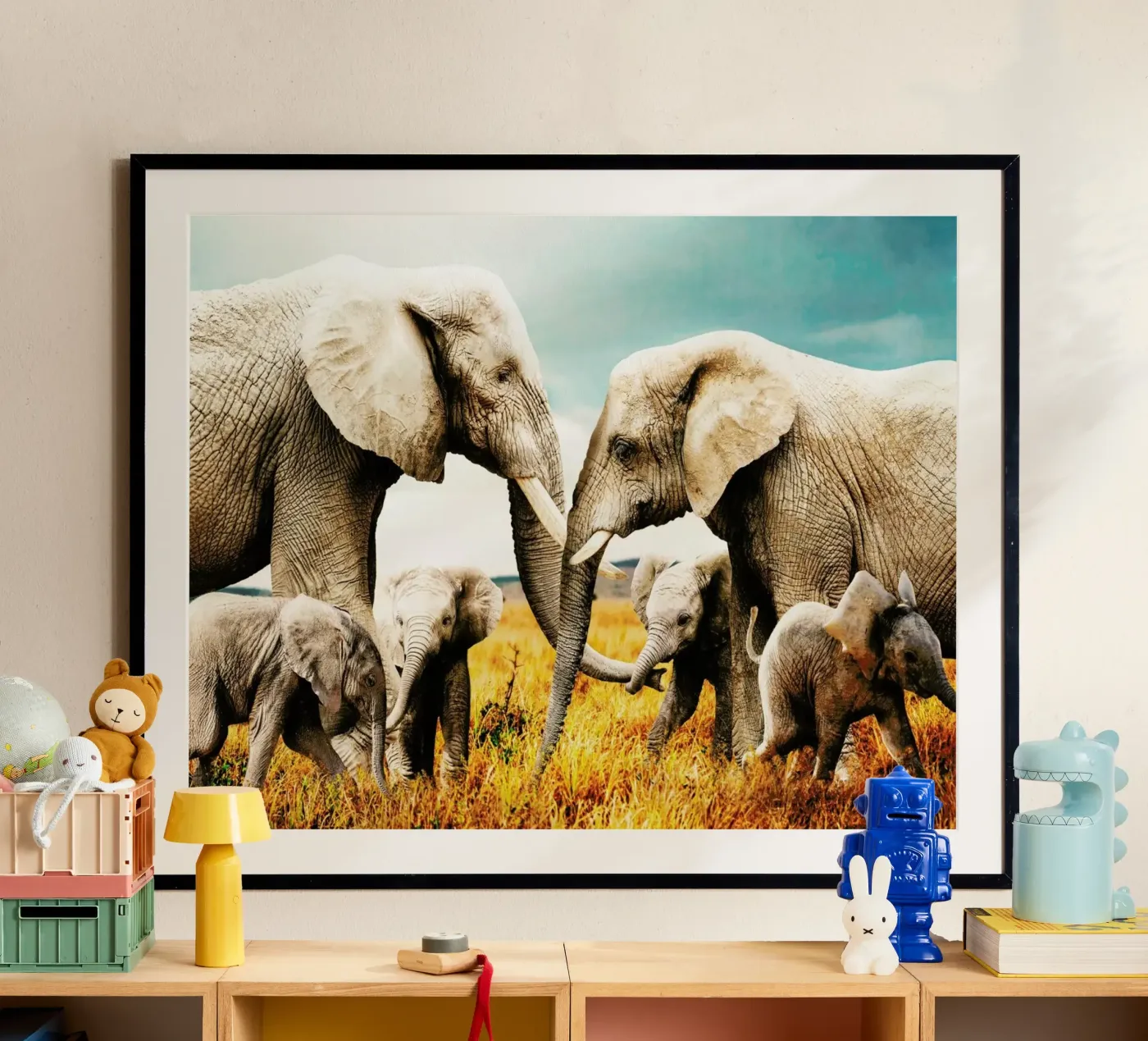 Elephant Family poster de Wouter Rikken