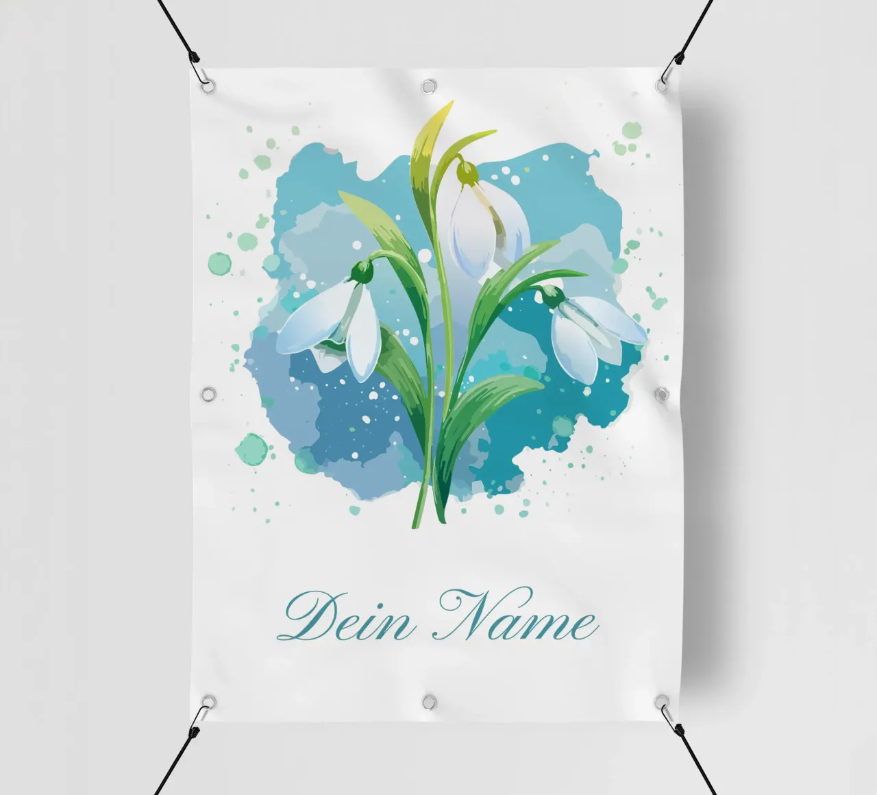 Fiore di nascita gennaio Bucaneve telo in pvc da Geburtsblume