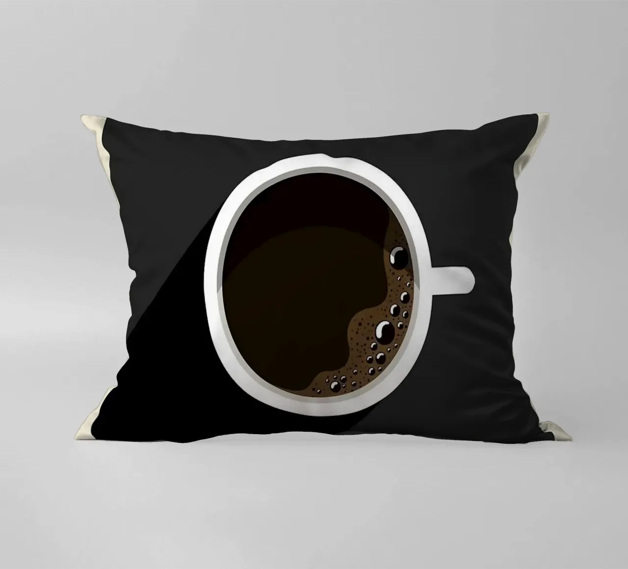 caffè nero cuscino da Luke Yaeger