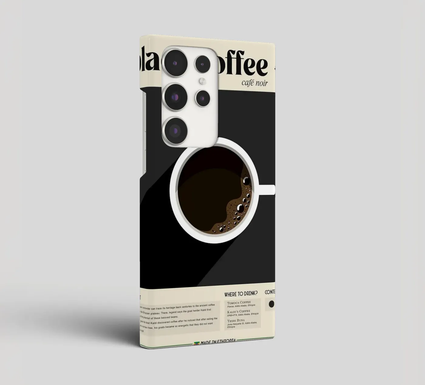 caffè nero cover samsung da Luke Yaeger