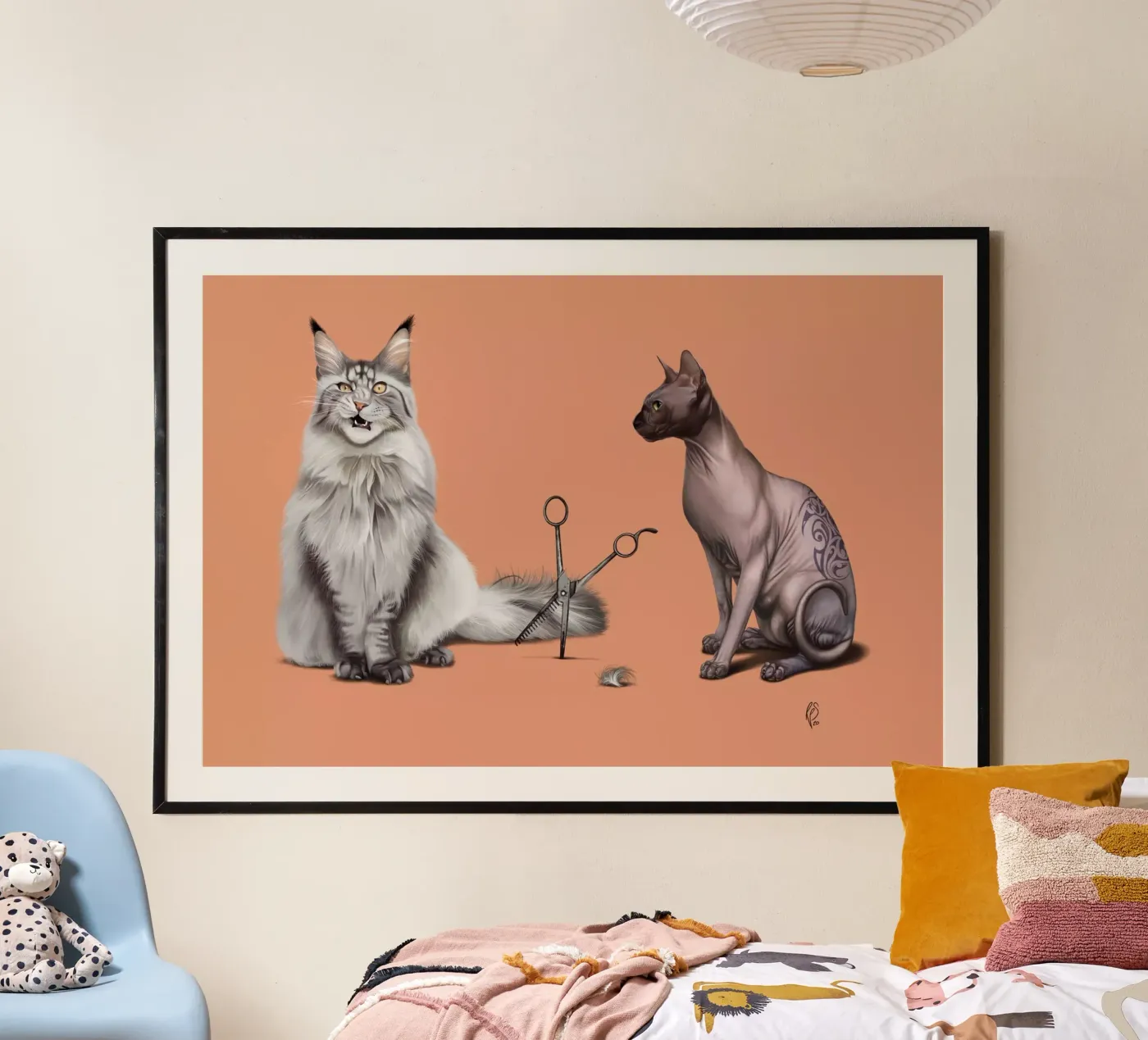 Cut (Colour) poster da Rob Art | Illustration