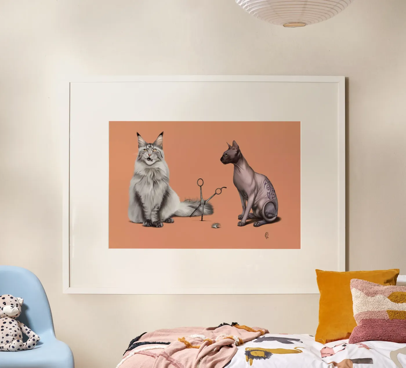 Cut (Colour) poster da Rob Art | Illustration