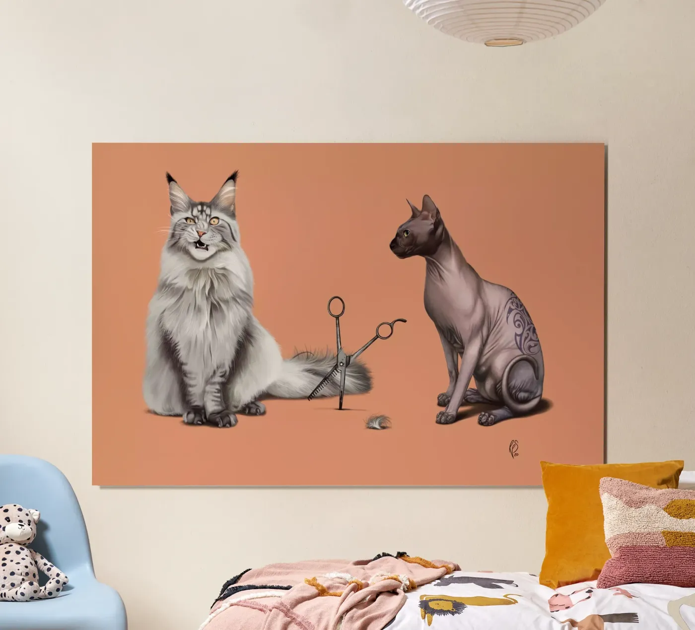 Cut (Colour) poster da Rob Art | Illustration