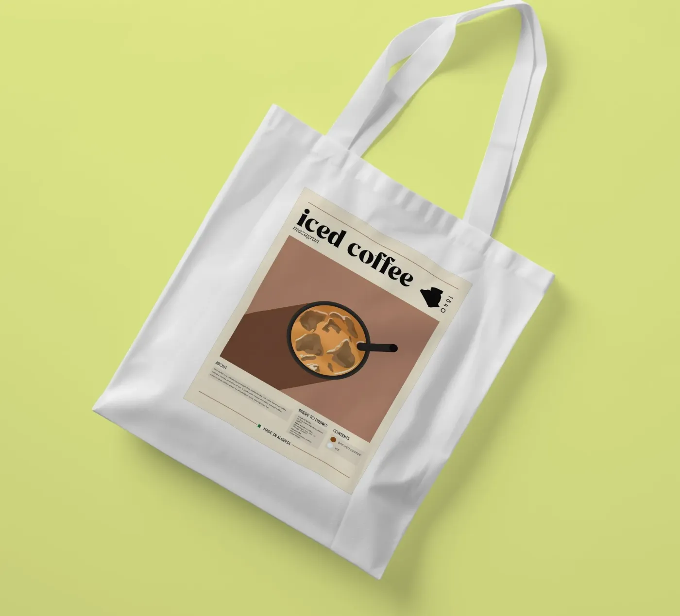 caffè freddo borsa in juta da Luke Yaeger