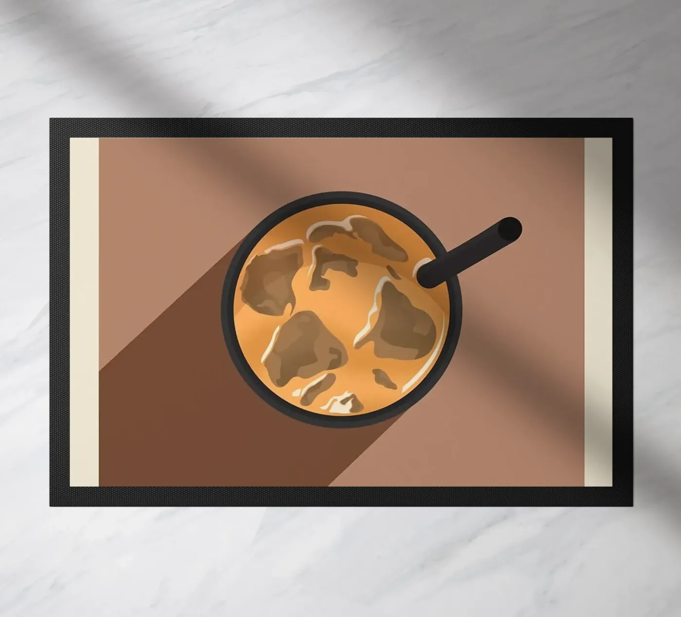 iced coffee paillasson de Luke Yaeger