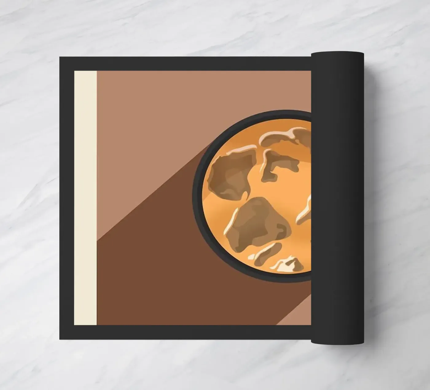 iced coffee paillasson de Luke Yaeger