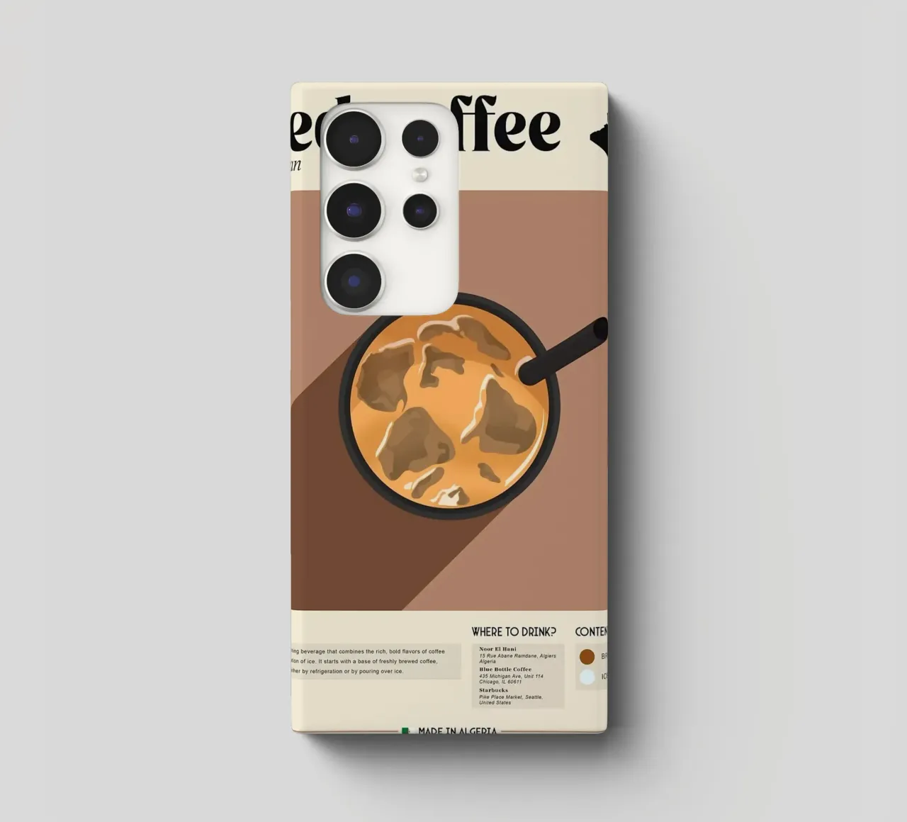 caffè freddo cover samsung da Luke Yaeger