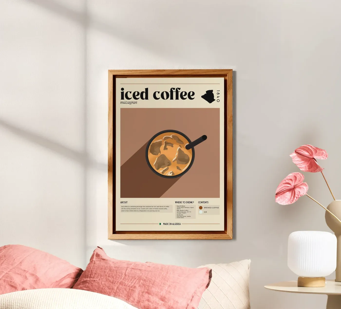 iced coffee Forex-Platte von Luke Yaeger