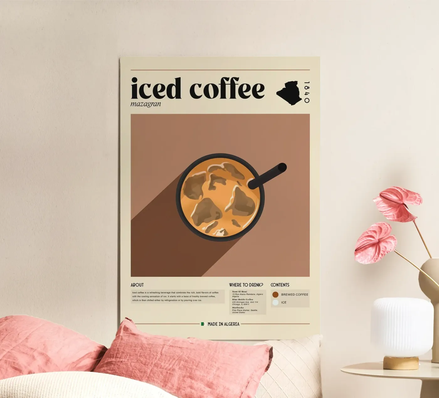 iced coffee Forex-Platte von Luke Yaeger