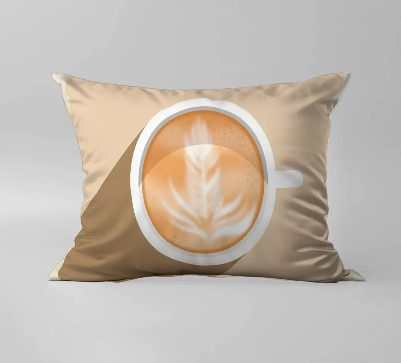 caffè latte art cuscino da Luke Yaeger